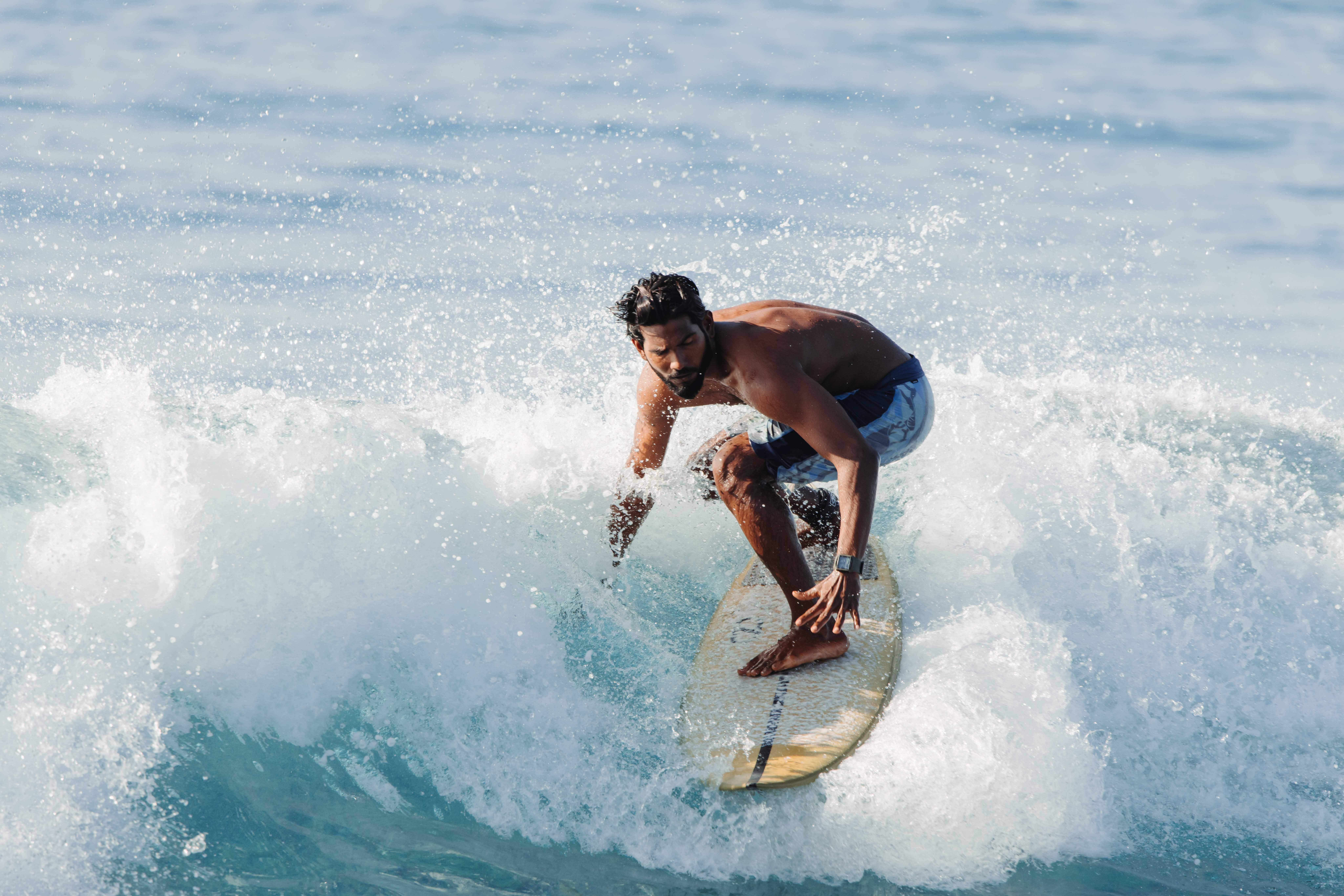 Mirissa surfing